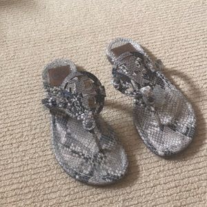 Tory Burch Miller Sandals Snake